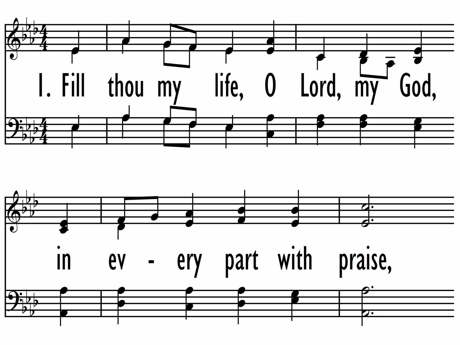 Hymns Ancient And Modern Standard Ed Fill Thou My Life O Lord